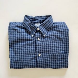 Brooks Brothers Blue Gingham Button-Up Shirt